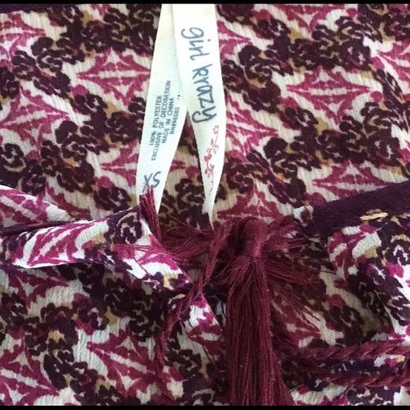 Girl Krazy Top Sz XS - Picture 3 of 4